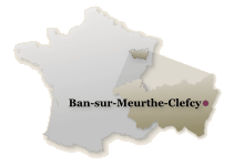 Ban-sur-Meurthe-Clefcy sur la carte des Vosges